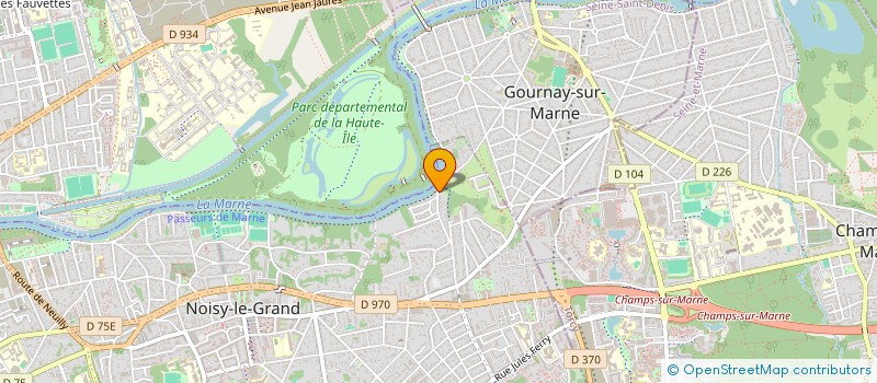 localisation de l'entreprise SAN-PREVICA  NOISY-LE-GRAND
