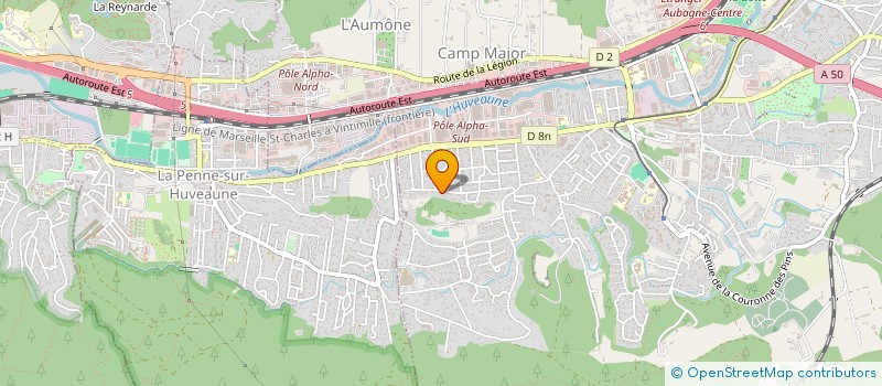 localisation de l'entreprise SAN SAS  AUBAGNE