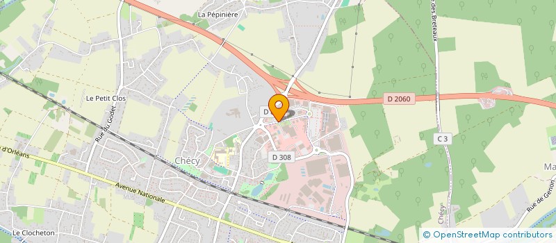 localisation de l'entreprise SAN SEMALO à CHECY
