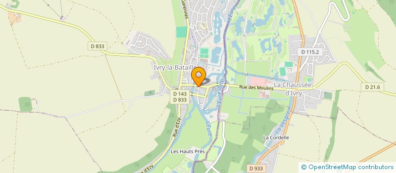 localisation de l'entreprise SAN SILVANO 2  IVRY-LA-BATAILLE