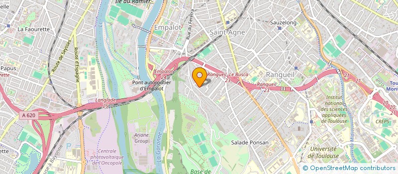 localisation de l'entreprise SAN T RIEUSE à TOULOUSE