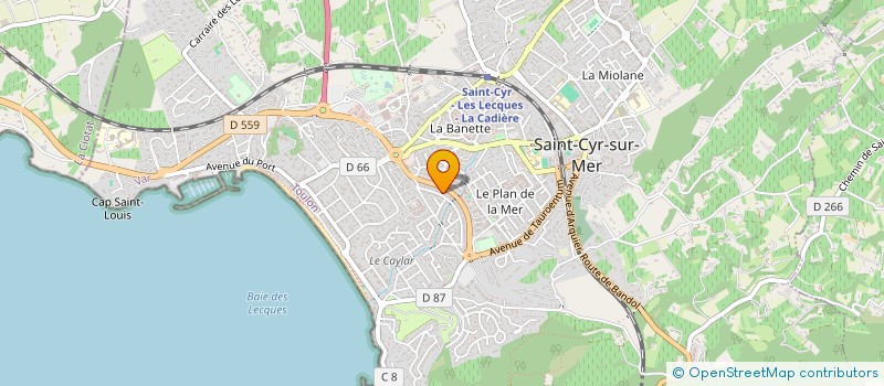 localisation de l'entreprise SAN TCHA à SAINT-CYR-SUR-MER