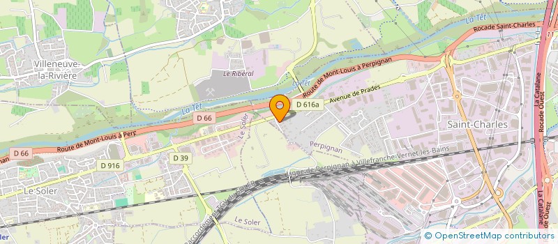 localisation de l'entreprise SAN & THOM à PERPIGNAN