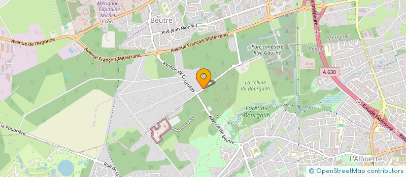 localisation de l'entreprise SAN TOMO  MERIGNAC