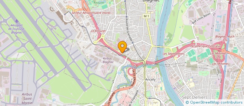 localisation de l'entreprise SAN2FRAN  BLAGNAC