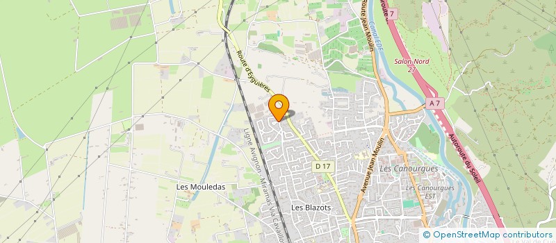 localisation de l'entreprise SANA 113  SALON-DE-PROVENCE