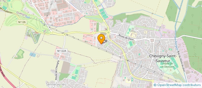 localisation de l'entreprise SANA 117  CHEVIGNY-SAINT-SAUVEUR