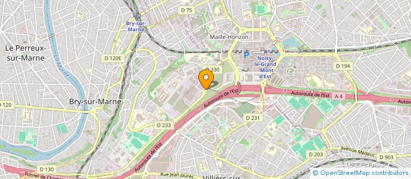 localisation de l'entreprise SANA à VILLIERS-SUR-MARNE