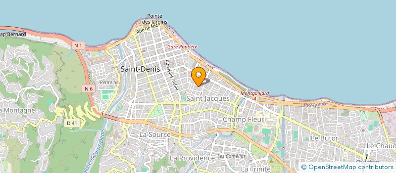 localisation de l'entreprise SANA à SAINT-DENIS