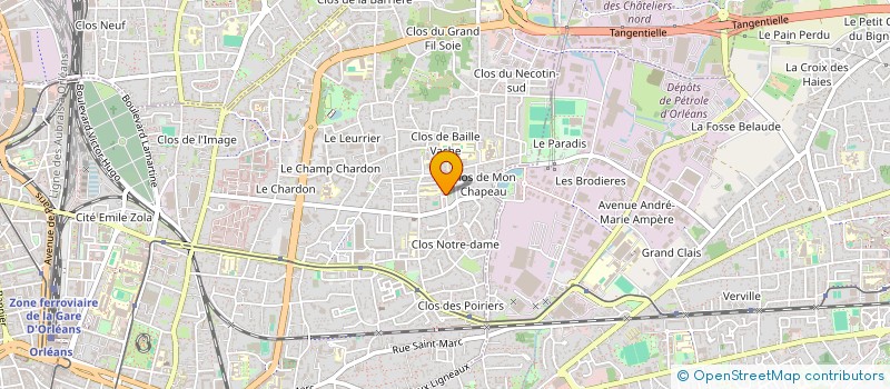 localisation de l'entreprise SANA à ORLEANS