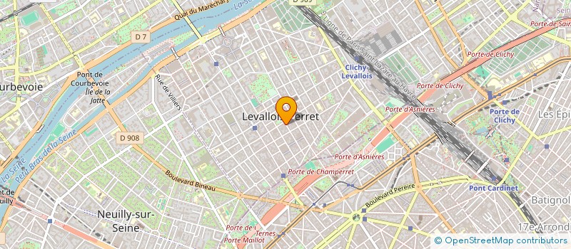 localisation de l'entreprise SANA à LEVALLOIS-PERRET