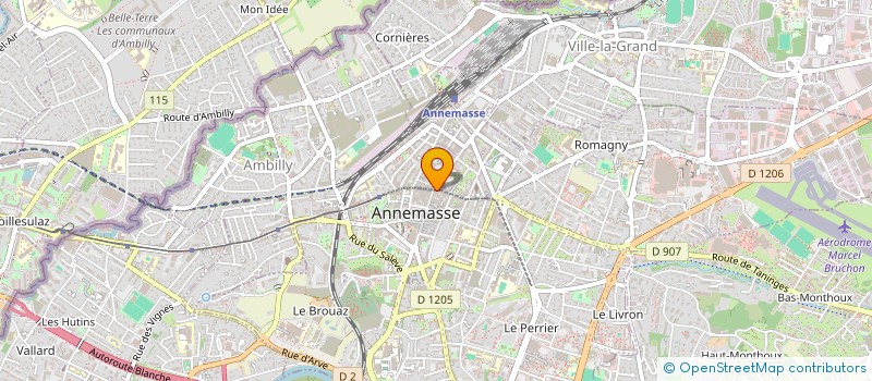 localisation de l'entreprise SANA à ANNEMASSE