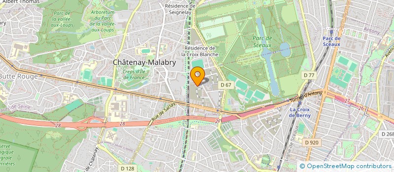 localisation de l'entreprise SANA  CHATENAY-MALABRY