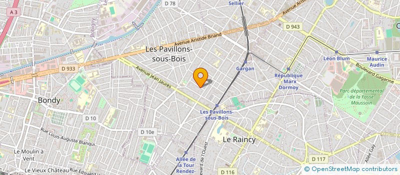 localisation de l'entreprise SANA à LES PAVILLONS-SOUS-BOIS