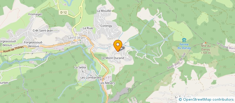 localisation de l'entreprise SANA  SAINT-JEAN-DE-SIXT