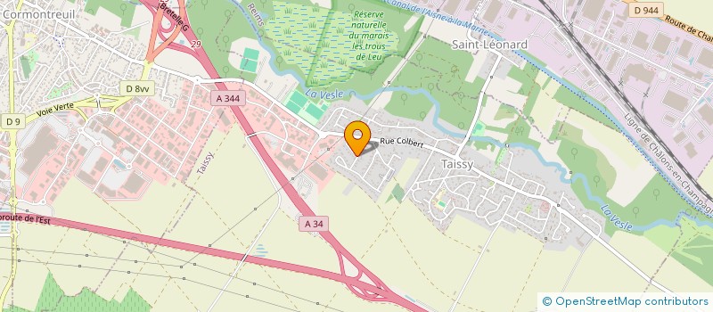 localisation de l'entreprise SANA  TAISSY