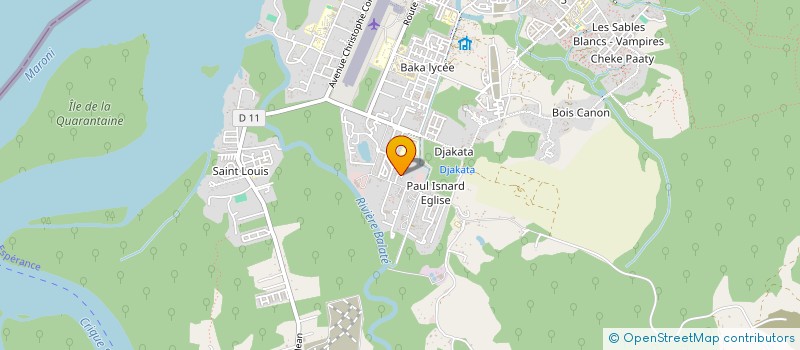 localisation de l'entreprise SANA BOX  SAINT-LAURENT-DU-MARONI