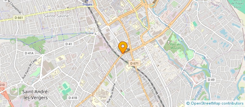 localisation de l'entreprise SANA COIFF  TROYES