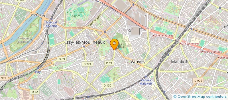 localisation de l'entreprise SANA COIFFURE  VANVES