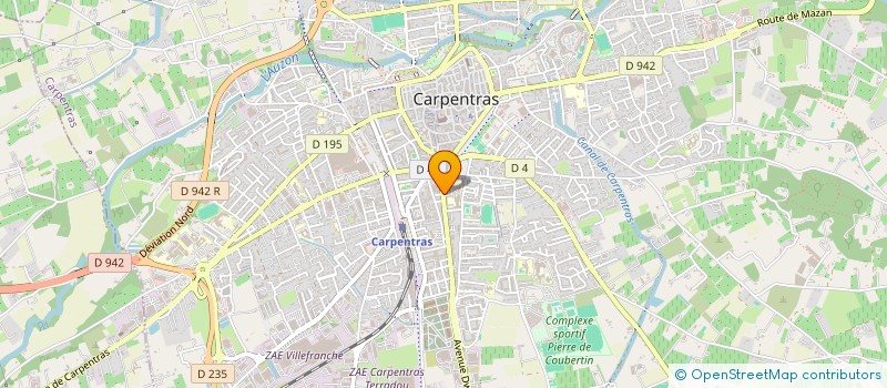 localisation de l'entreprise SANA COSMETIC à CARPENTRAS