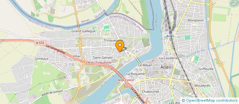 localisation de l'entreprise SANA ET PETITS PAYSANS  ARLES