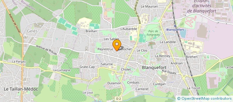 localisation de l'entreprise SANA MENTE à BLANQUEFORT