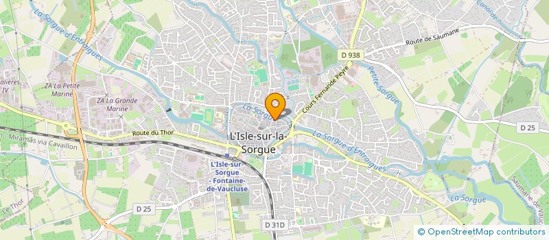 localisation de l'entreprise SANA PACHAMAMA  L'ISLE-SUR-LA-SORGUE