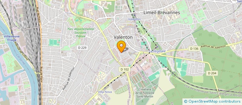 localisation de l'entreprise SANA PAL à VALENTON