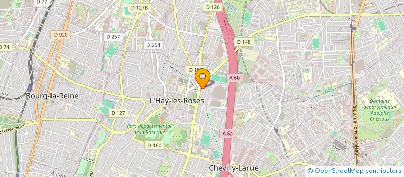 localisation de l'entreprise SANA PATRIMOINE  L'HAY-LES-ROSES