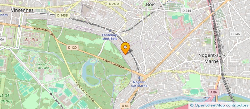 localisation de l'entreprise SANA RONDA ETCOMPANY à FONTENAY-SOUS-BOIS
