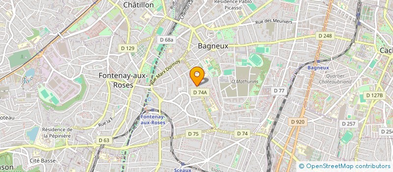 localisation de l'entreprise SANA & SANA SARL ARCHITECTURE à FONTENAY-AUX-ROSES