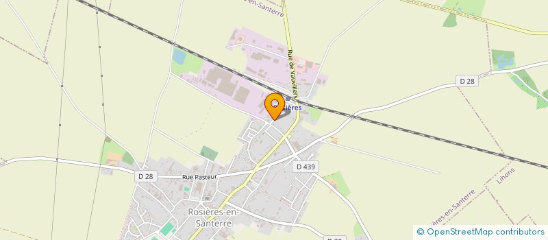 localisation de l'entreprise SANA TERRA à ROSIERES-EN-SANTERRE