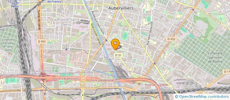 localisation de l'entreprise SANAA  AUBERVILLIERS