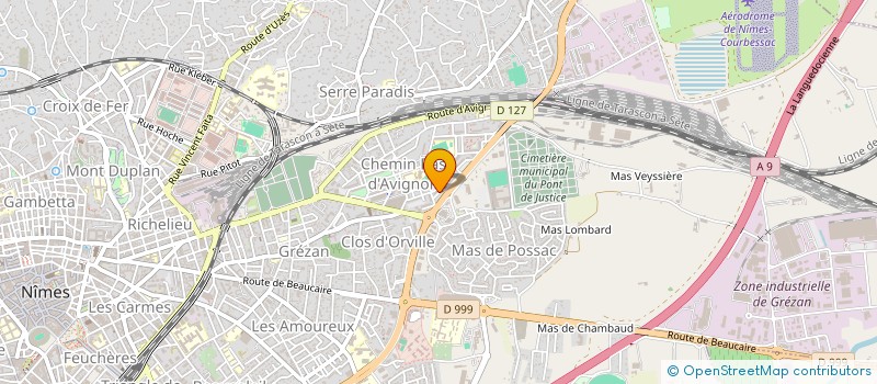 localisation de l'entreprise SANAA  NIMES