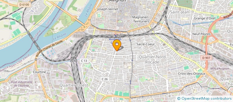 localisation de l'entreprise SANABAUX  AVIGNON
