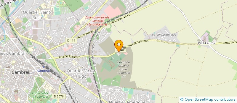 localisation de l'entreprise SANAC à CAMBRAI