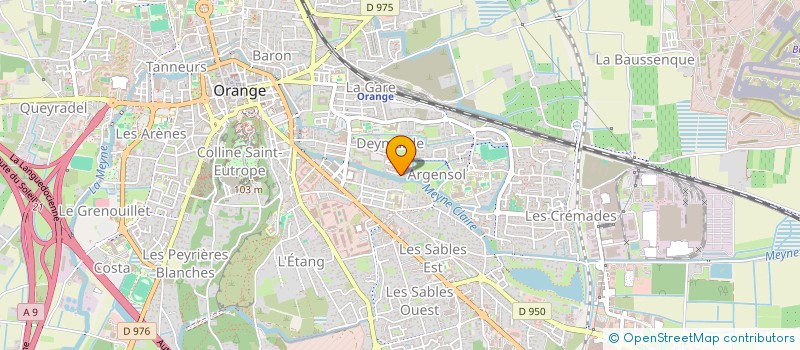 localisation de l'entreprise SANACRI  ORANGE