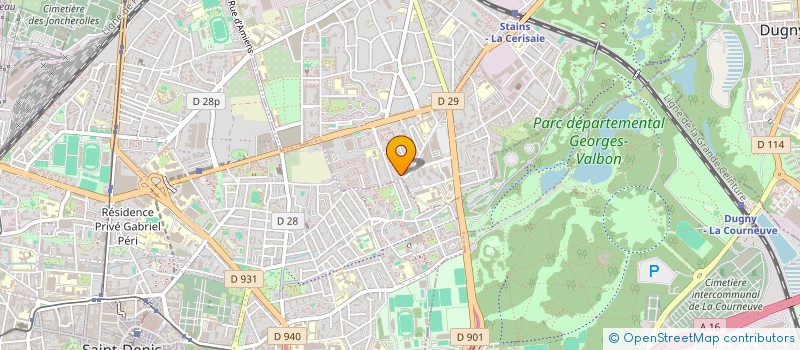 localisation de l'entreprise SANADOO IMMOBILIER à STAINS