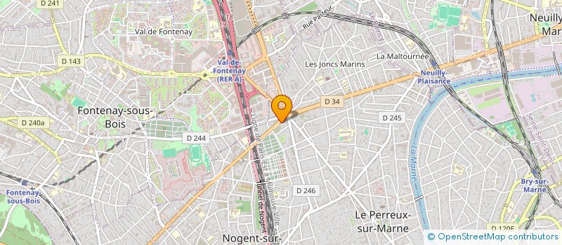 localisation de l'entreprise SANAEL  LE PERREUX-SUR-MARNE