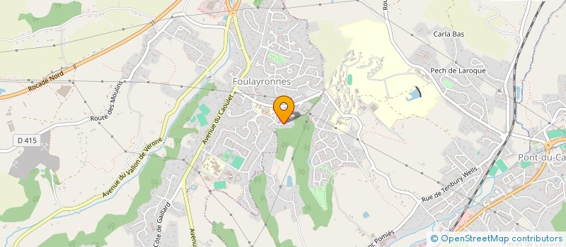 localisation de l'entreprise SANAGA 4784  PONT DU CASSE