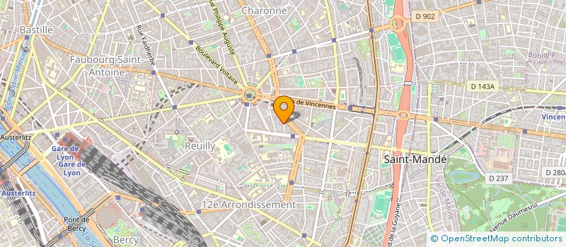 localisation de l'entreprise SANAGA AVIATION à PARIS