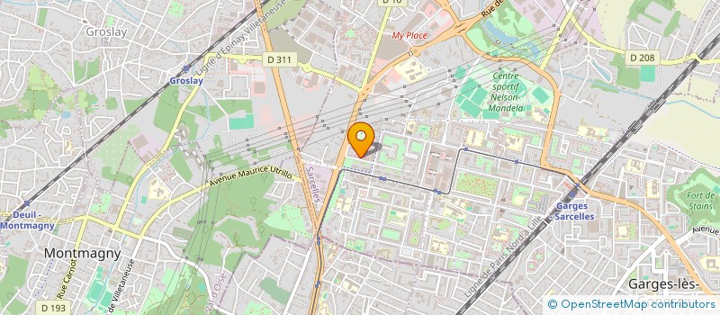 localisation de l'entreprise SANAGA NET à SARCELLES