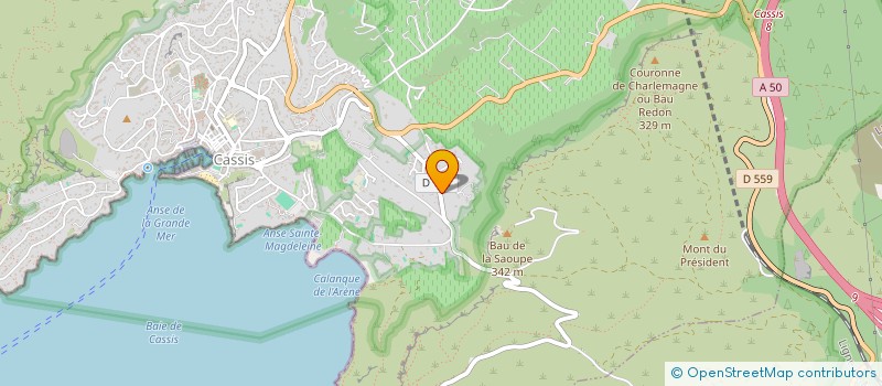 localisation de l'entreprise SANAGI PILATES à CASSIS