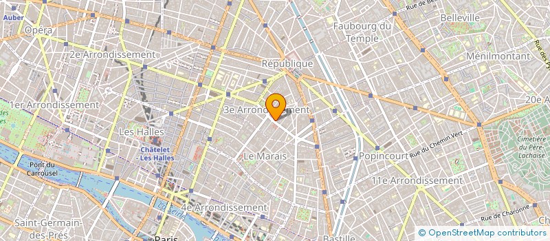 localisation de l'entreprise SANAI à PARIS