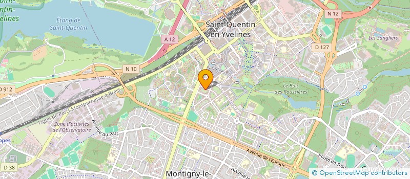 localisation de l'entreprise SANAI IMMO  MONTIGNY-LE-BRETONNEUX