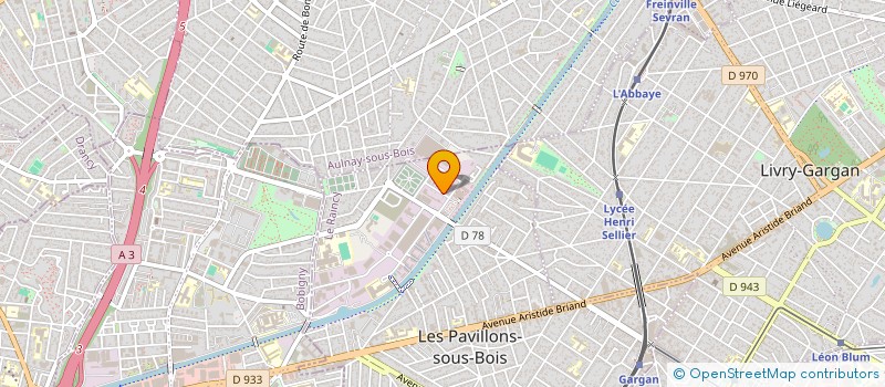 localisation de l'entreprise SANAIS à LES PAVILLONS-SOUS-BOIS
