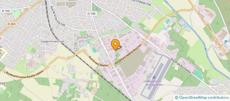 localisation de l'entreprise SANAL  HAGUENAU