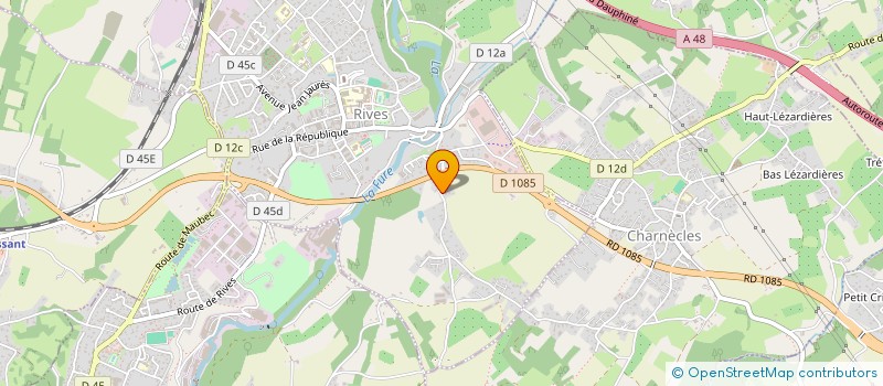 localisation de l'entreprise SANALDO  RIVES