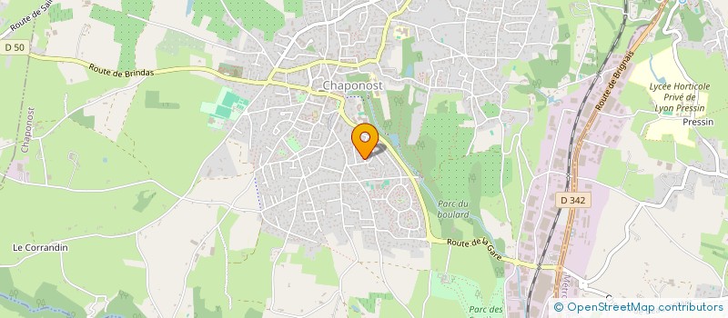 localisation de l'entreprise SANALOU  CHAPONOST