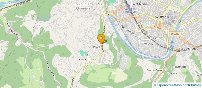 localisation de l'entreprise SANAMA  COULOUNIEIX-CHAMIERS